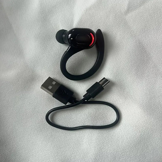 Single Ear Earbuds Call Noise Cancelling Sports Wireless Business Headphones Bluetooth Headset Long Usage Time