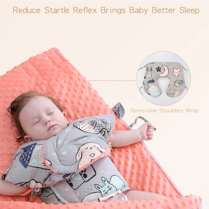 INSULAR Infant Thickened Sleeping Bags Newborn Anti-startle Holding Quilts Baby Bean Sleepsacks Multi-functional Autumn Winter