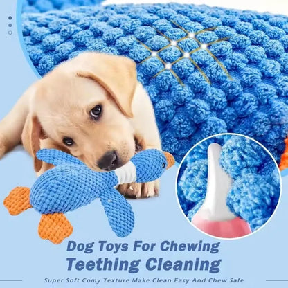 Indestructible Pet Toys for Aggressive Chewers Cats Dogs,Chew Squeak Toy Cats Dogs Interactive Plush Doll Pet Products