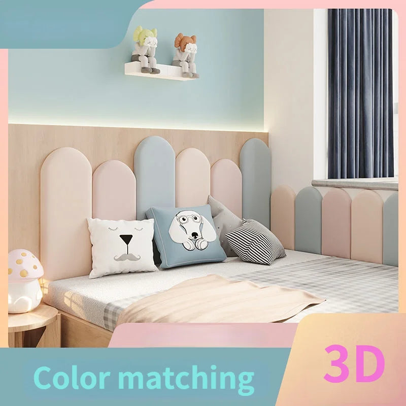 Headboard Bedroom Furniture Bedside Head Board Wall Stickers Self-adhesive Nordic Bed Headrest Cabeceros De Cama 135 90 145 150