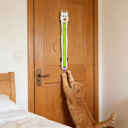 Pet Toys Automatic Flying Rope Interactive Play Toy For Cat Relieve Boredom Pet Toys  Wall-mounted Toy Cat Entertainment Toys