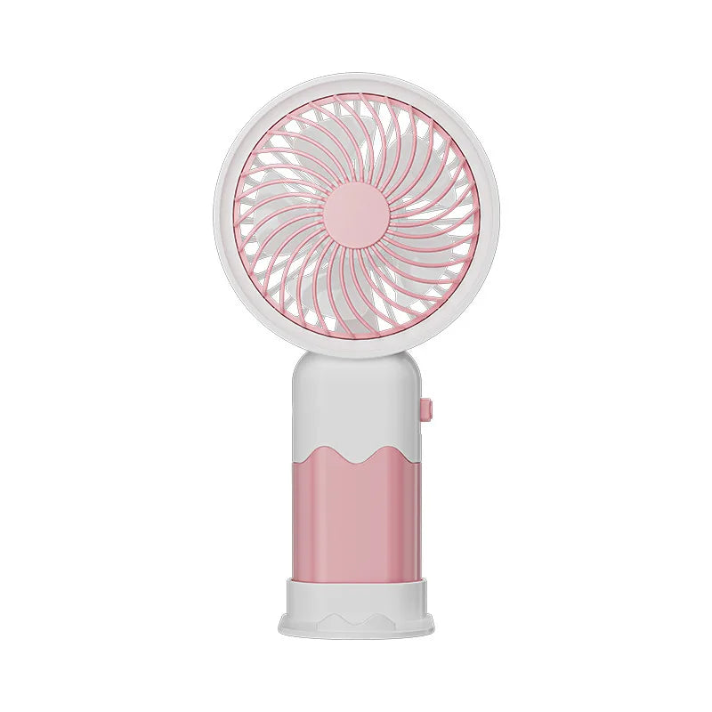 Portable Handheld Fan USB Rechargeable Mini Fan 3 Speed Quiet Personal Desk Fan for Office Outdoor Travel Summer Cooling Fan