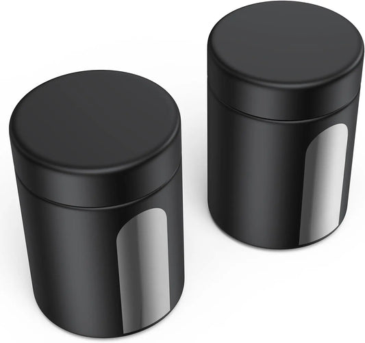 Glass Storage Jar (4 oz, 120ml) Smell Proof Visual Container Child Resistant Cap Multipurpose for Coffee Teas Herbs Spices