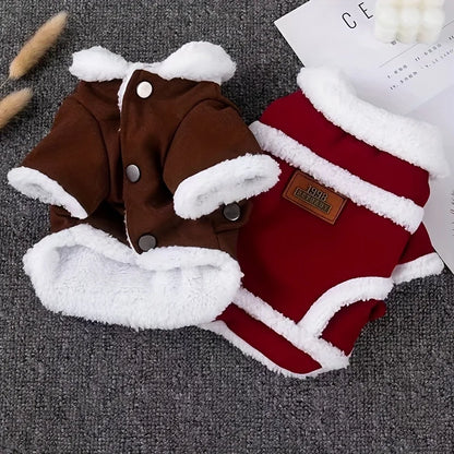 Winter Warm Thicken Pet Dog Jacket Waterproof Dog Clothes for Small Medium Dogs Puppy Coat Chihuahua French Bulldog Pug Clothing