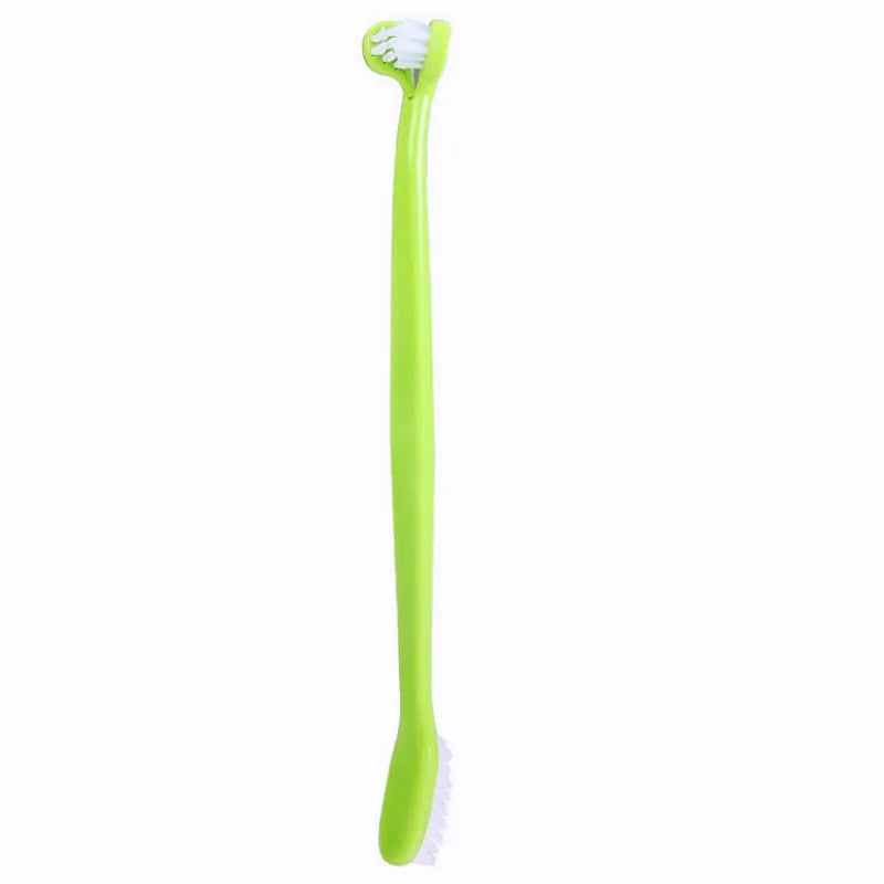 Dog Toothbrush Double-head Dogs Toothbrushes Oral Care Dog Teeth Cleaning Small Pet Mouth Cleaning Cat Toothbrush Pet Products