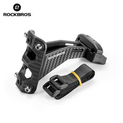 ROCKBROS Imitation Carbon Fiber Bicycle Water Bottle Holder Adapter Saddle Double Cup Extension Stand Seat Cycling Equipment