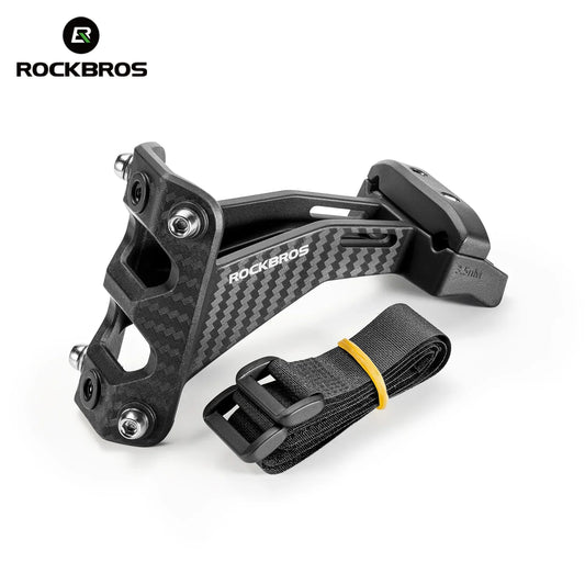 ROCKBROS Imitation Carbon Fiber Bicycle Water Bottle Holder Adapter Saddle Double Cup Extension Stand Seat Cycling Equipment