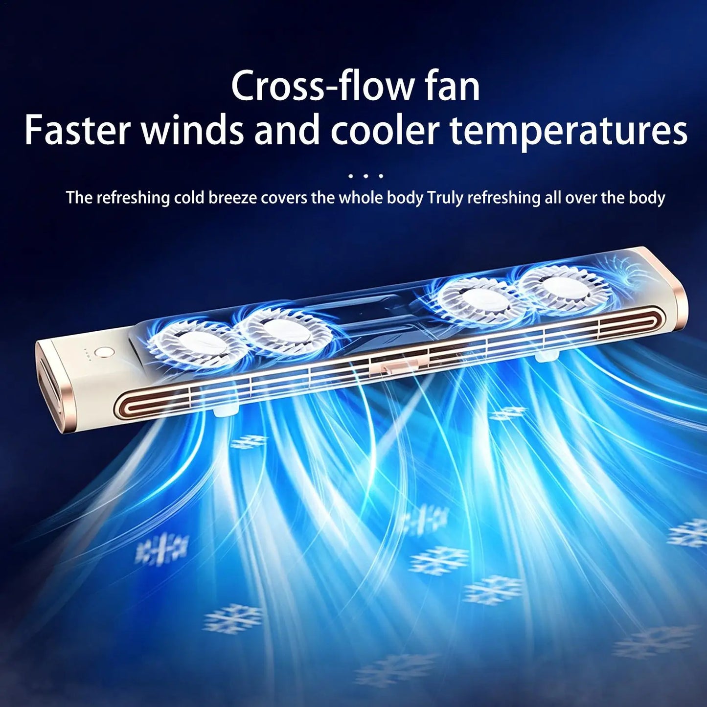 Small Portable Fan Small Bladeless Portable USB Rechargeable Device Office Work Fan for Desk Office Home Car Camping Outdoor
