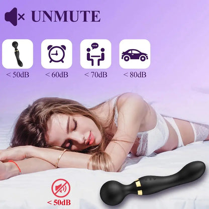 Portable Mini Handheld Massager Waterproof Multi Mode Vibration Rechargeable Muscle Relief Health Care Device