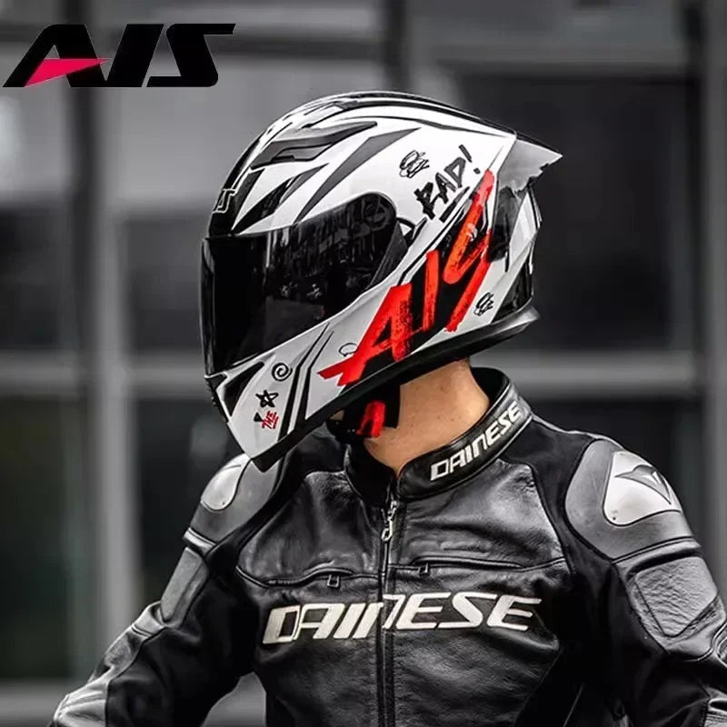 Motorcycle Helmet Full Face Double Lens Off-road Racing Helmet  Capacetes De Moto DOT Certification Motocross Cascos Para Motos