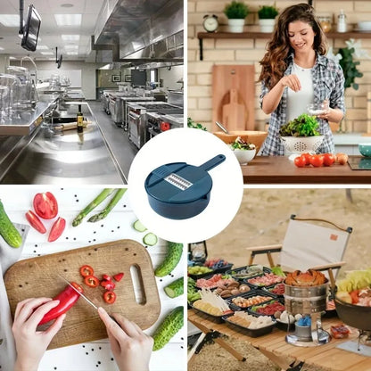 9-In-1 Multifunctional Vegetable Chopper Radish Carrot And Potato Chopper Manual Shredding And Slicing Machine  Kitchen Tool