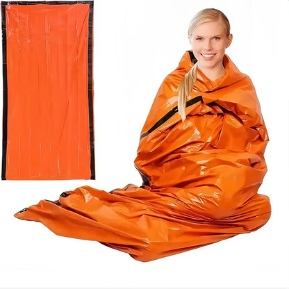 Waterproof Lightweight Thermal Emergency Sleeping Bag Bivy Sack Survival Blanket Bag CampingHiking, Outdoor Activities Equipment