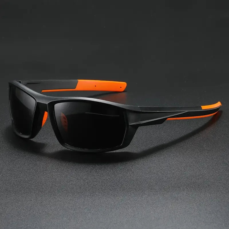 New Sunglasses for Men Sport Polarized Square Frame Camouflage Sun Glasses Driving Fishing Cycling Skiing Sun Eyewear UV400