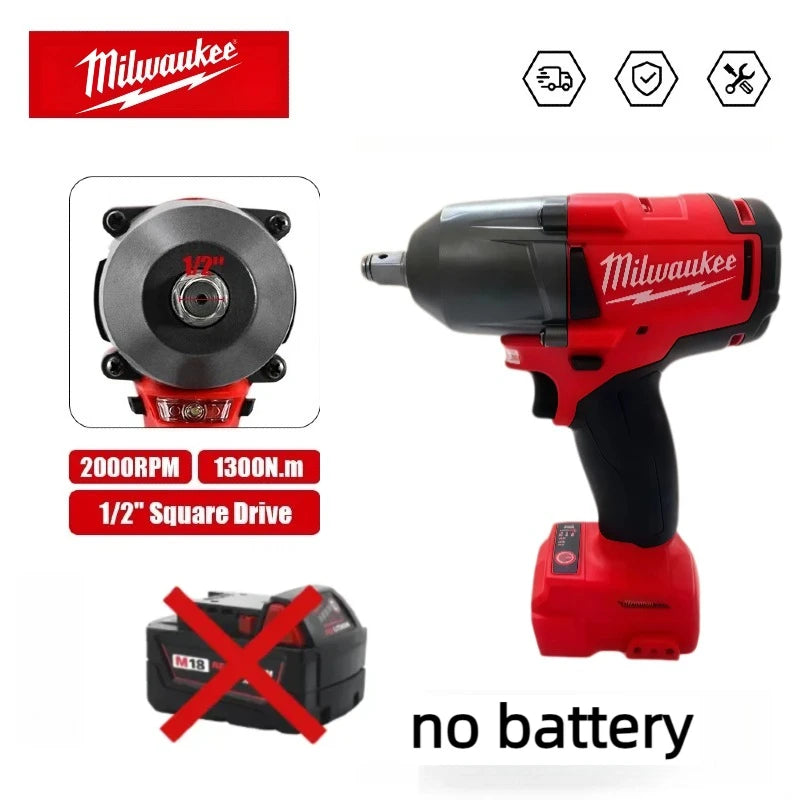 Milwaukee Brushless Power Tool Set, Angle Grinder, Drill, Polisher, Impact Wrench, Multi-function Cordless Power Tools Hot Sale