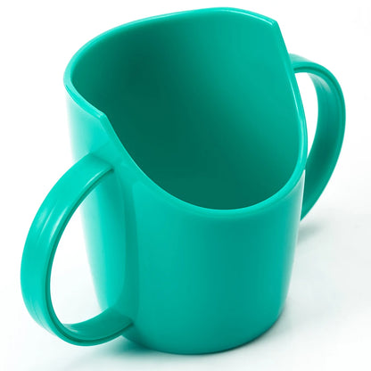 Baby learns to drink water cup, baby drinks water and milk, anti choking and nose protection, slanted mouth cup