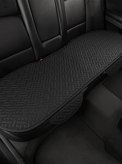 Car Seat Cushion, All Season Universal Linen, Driver's Seat Cover, Small Waist, Single Piece Three Piece Set, Half Pack