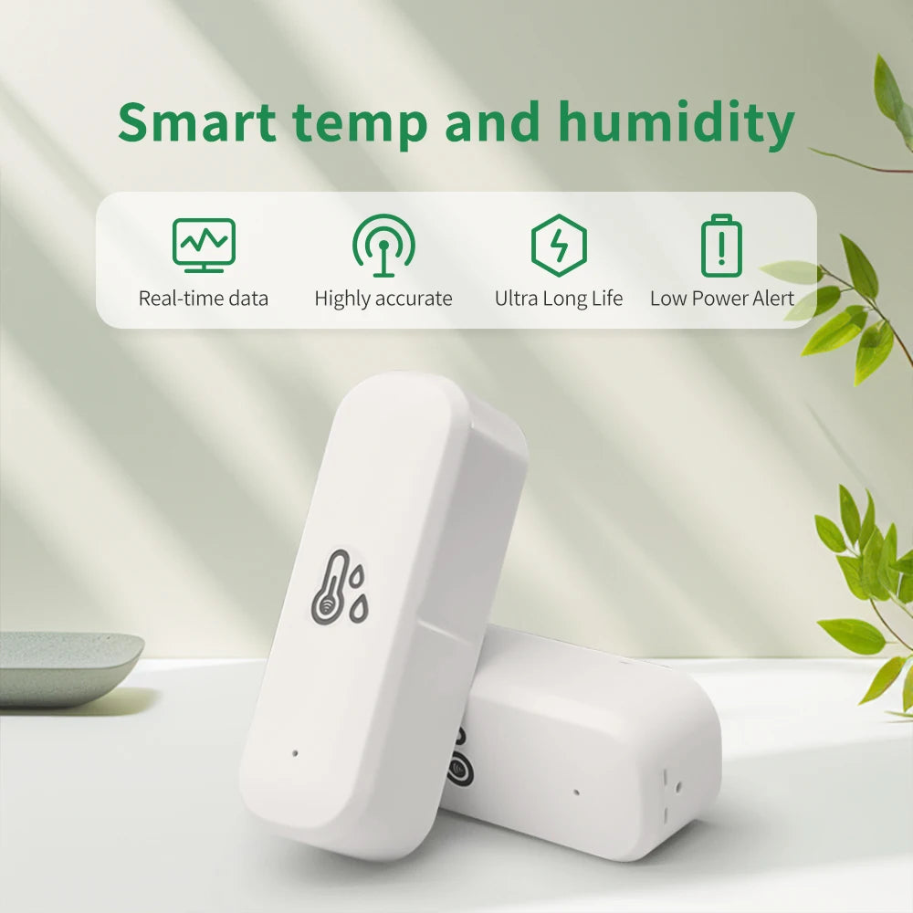 WiFi Hygrometer Tuya Smart Devices Temperature Sensor Smart Life Products Temperature And Humidity Monitoring Smart Home System