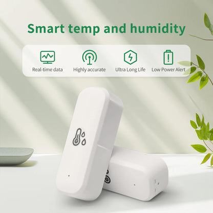 WiFi Hygrometer Tuya Smart Devices Temperature Sensor Smart Life Products Temperature And Humidity Monitoring Smart Home System