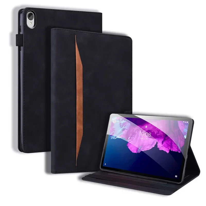 For Lenovo P11 Case Luxury Leather Flip Cover For Funda Lenovo Tab P11 TB-J606F L Tablet Case For Lenovo Xiaoxin Pad P11 Plus