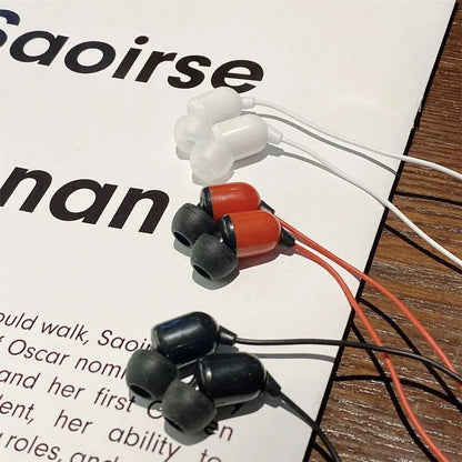 3 Meters Wired Earphone High Quality Stereo Earbuds In-Ear Earphone Super Bass for Phone Computer Laptop