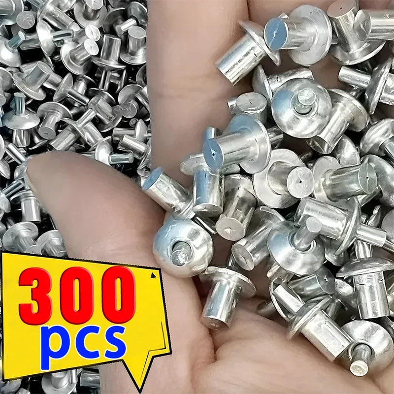 300/10PCS Hammer Drive Expansion Rivets  Knock Type Aluminum Alloy Rod Screw Nails Cabinets Window Fastener Rivet Hardware Parts