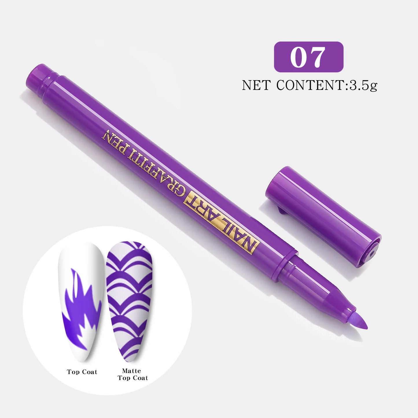 Nail Art Drawing Graffiti Pen, Liner Brush, 3D Abstract, DIY Flower Pattern, Beauty Manicure Tools