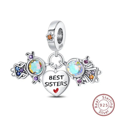 Original 925 Sterling Silver Charms Beads Winter Snowflake Snowman Igloo Penguin Pendant Fit Bracelet Women Jewelry Gift