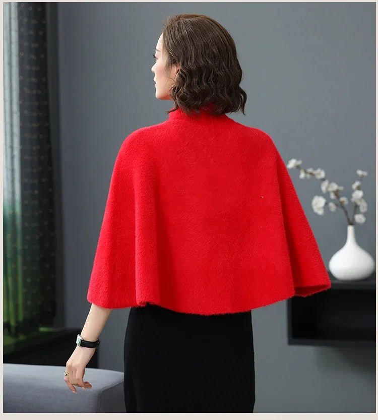 Faux Fur Party Wrap Winter Warm Wedding Bolero  High Quality Wedding Coat Bridal Shawl Party Cape Wholesale Customized