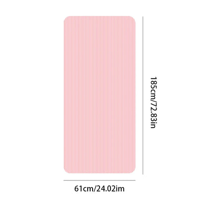 72 x 24 inch eco-friendly gym mat for women, 10mm thick double-sided textured yoga and pilates mat