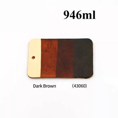 946ml Leather Alcohol Dye Handcrafted DIY Leather Clothing Handicrafts Fabric Coloring Dyeing Auxiliary Raw Surface Dyeing Agent