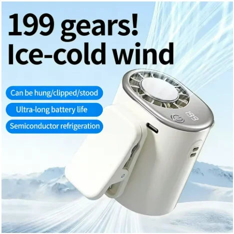 Portable Semiconductor Air Cooler, Umbrella Hanging Clip Fan, Handheld Mini Desktop Fan, High-Speed Electric Fan, Car Mounted