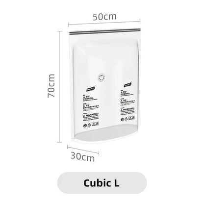 New Patented Vacuum Bags Large Plastic Storage Bags for Storing Clothes Blankets Compression Empty Bag Covers Travel Accessories