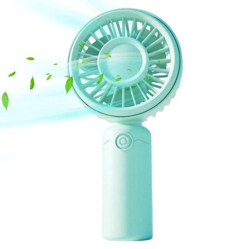 Portable Fan 3 Speed Adjustable Quiet USB Rechargeable Personal Hand Held Fan for Indoor Outdoor Home Office School Travel