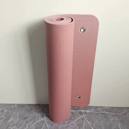 Yoga mat TPE anti-slip fitness shock absorption thickened enlarged girls' special home silent jump rope mat