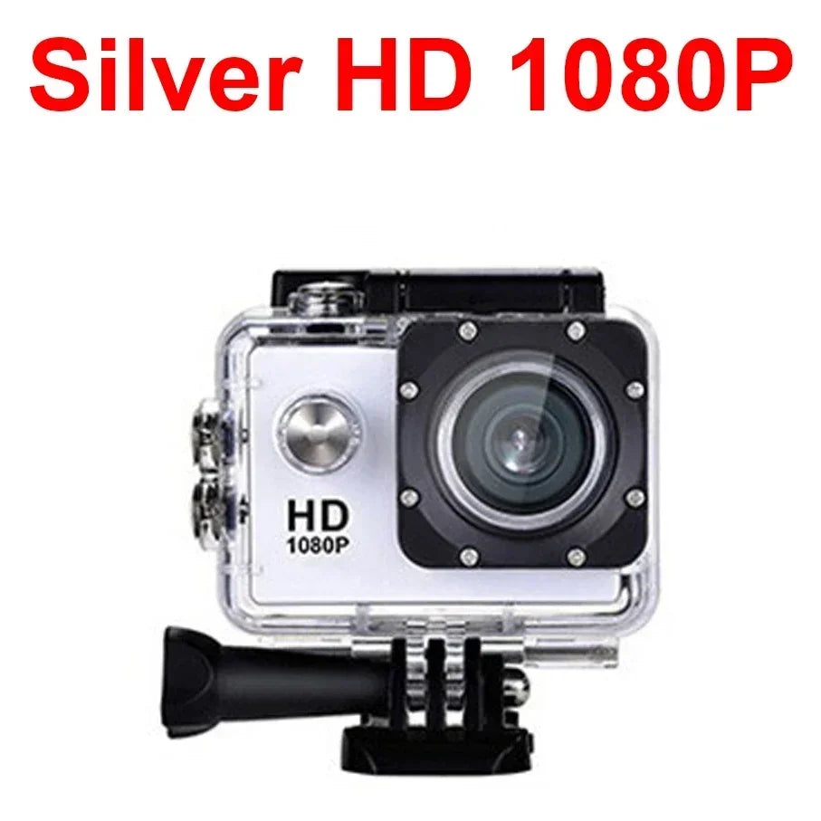 Action Camera Ultra Full HD 1080P 2.0-inch Screen Camcorder Underwater Waterproof Video Recording Sport Extreme Go Pro Cam