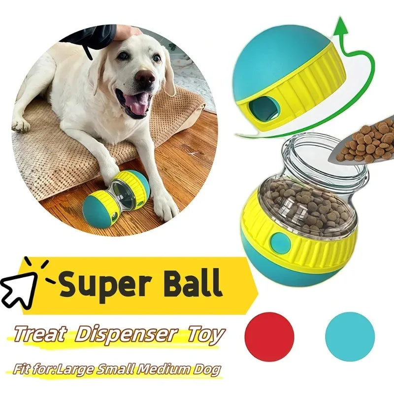 Dog Toys Increase Intelligence Elliptical Track Rolling Ball Leaky Food Develop Good Habits Sturdy Durable Interactive Pet Toys