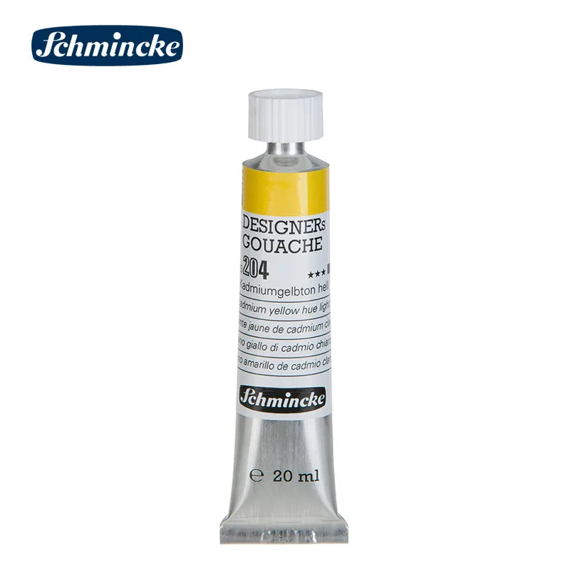 Germany Schmincke Designer Gouache Paint Tube 20ml Opaque Gouache Paint Professional Artist 48 Colors Drawing Art Supplies Cute