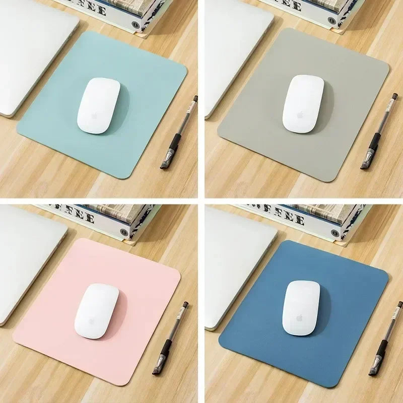 2026 New Small PU mouse pad Non-Slip Gaming Desktop Mouse Pad Waterproof Anti-Scratch Easy To Clean Mat For PC Laptop Desktop