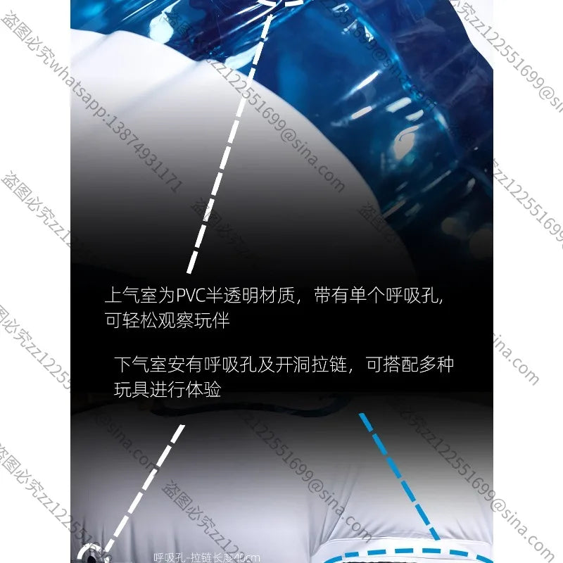 Suitable for Inflatable Whale Sleeping Bags, Double Air Chamber Latex Sleeping Bags, Outdoor Camping Models