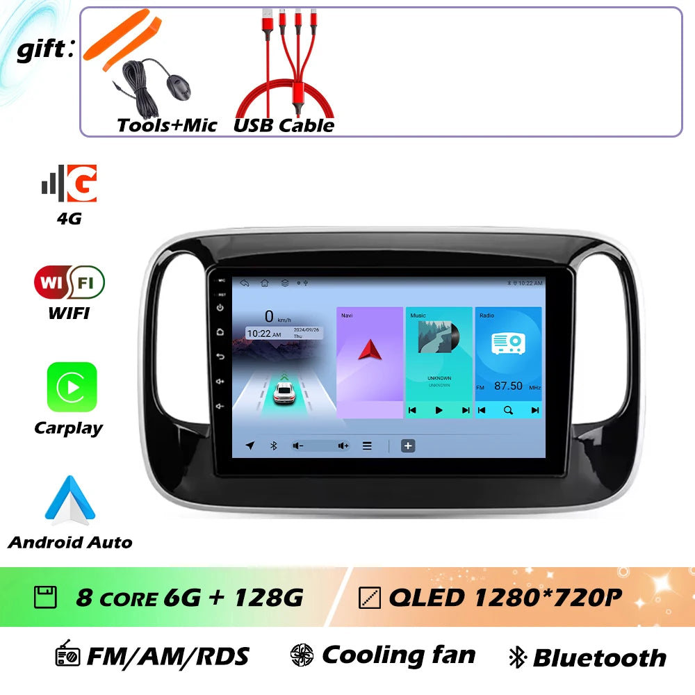 Car Radio Carplay For GAC Trumpchi GS3 GE3 2017-2021 Navigation GPS Android Auto Player Screen 4G Wifi No 2din DvD