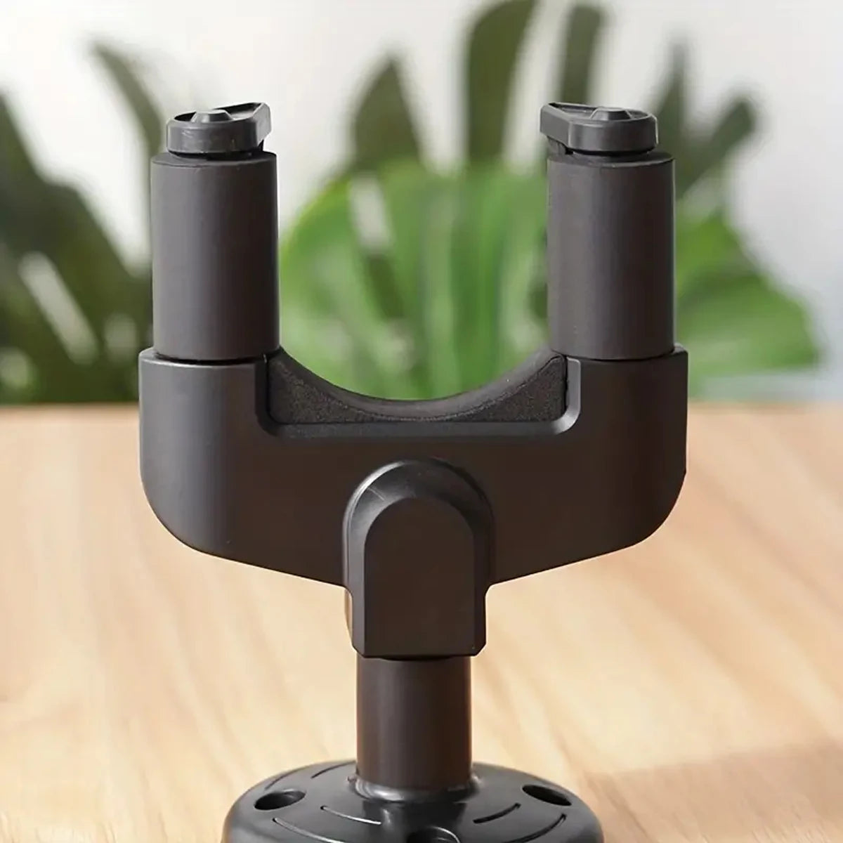 1 wall-mounted guitar stand - for electric, classical and acoustic guitars | Sturdy plastic-steel construction