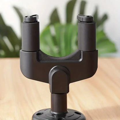 1 wall-mounted guitar stand - for electric, classical and acoustic guitars | Sturdy plastic-steel construction