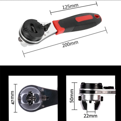 Universal Adjustable Ratcheting Wrench Multifunctional 6-22mm Screw Repair Hand Tools - Ratchet Wrench