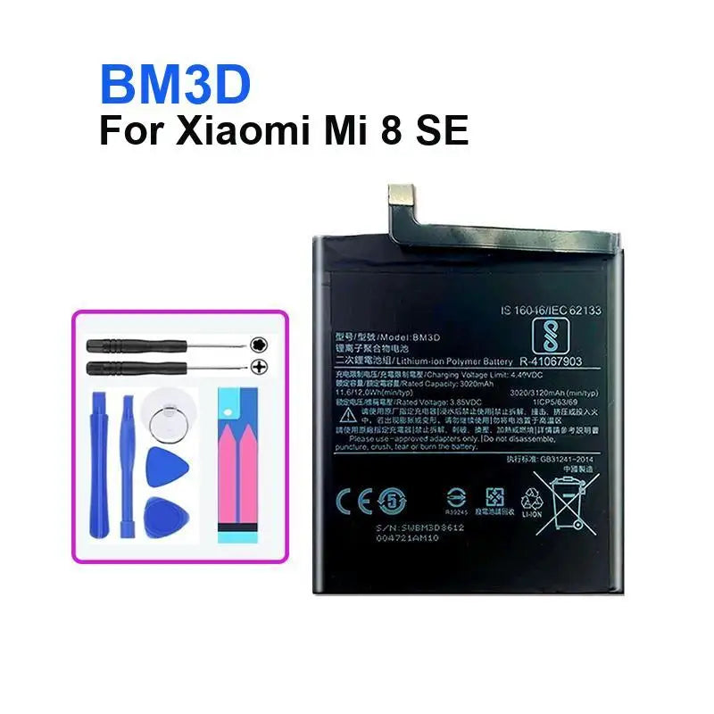 Phone Battery For Xiaomi Mi 4S 5 M5 4C 5C 5X 6 6X 7 8 A2 Redmi Note 5A Prime S2 Pro Y1 Mia1 Lite Batteries + Track NO
