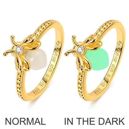 Hot Sale 925 Sterling Silver Ring Eye Plam Frefly Stars Heart Rings For Wedding Women Girls Jewelry Anniversary