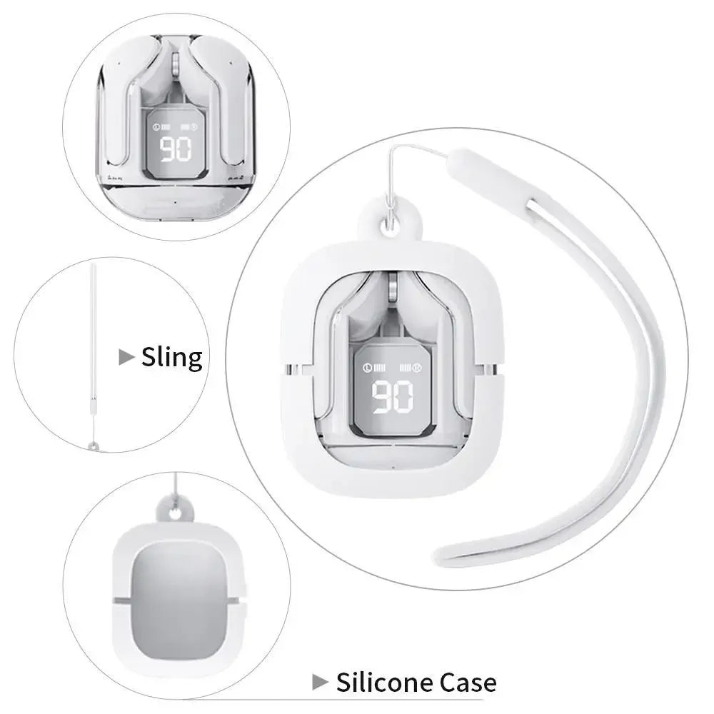 Earbuds Silicon Case Silicone Case with Lanyard for Wireless Earbuds Earbuds Organization Protection Cases for School Travelling