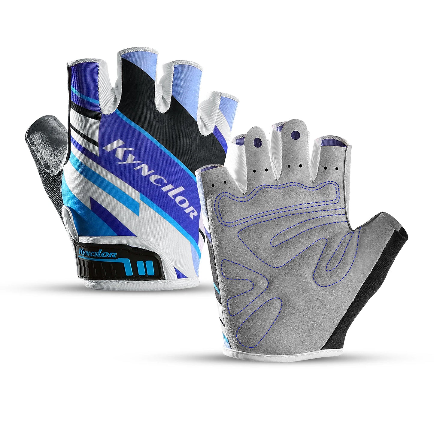 Anti Slip Shock Breathable Half Finger Gloves Men Women Half Finger Gloves Breathable Cycling Gloves Bicycle Gloves Bike Gloves