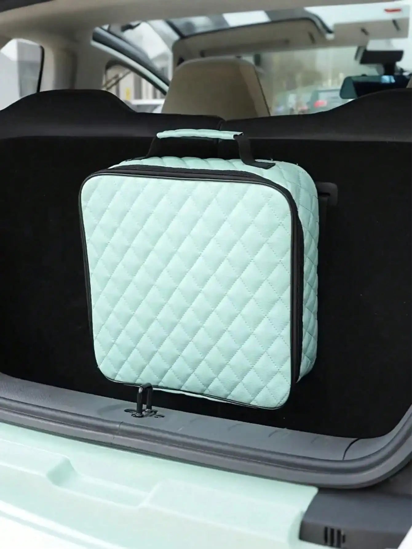 Large Car Trunk Organizer, Waterproof & Wear-resistant, For EV Chargers, Cables, Tools & Camping Gear, Car Interior Accessory