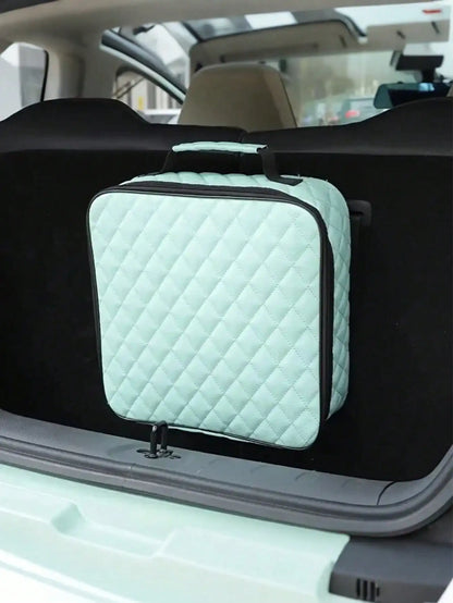 Large Car Trunk Organizer, Waterproof & Wear-resistant, For EV Chargers, Cables, Tools & Camping Gear, Car Interior Accessory