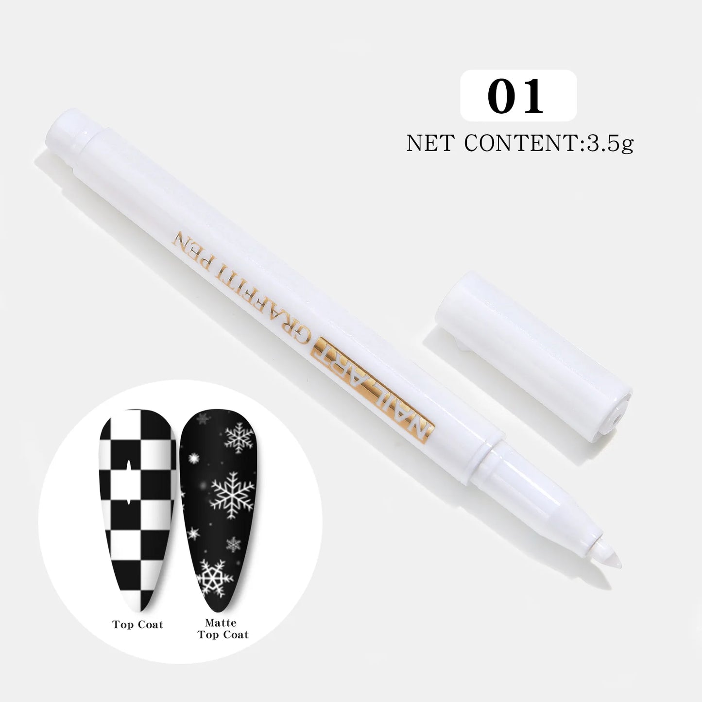 Nail Art Drawing Graffiti Pen, Liner Brush, 3D Abstract, DIY Flower Pattern, Beauty Manicure Tools